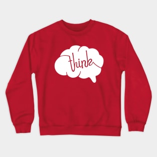 Brain Think Graphic Design Crewneck Sweatshirt